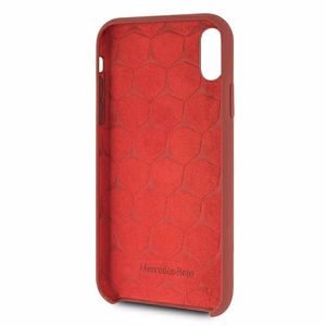 Mercedes Silicone Line iPhone Xr kotelo - punainen