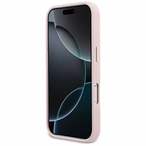 Guess PU FW Resin Logo Suojakuori iPhone 17 Pro Max 6,9" - Vaaleanpunainen