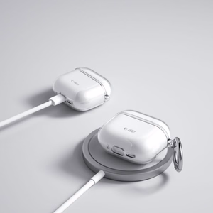 Tech-Protect FLEXAir Suojakuori Apple AirPods 4:lle - läpinäkyvä