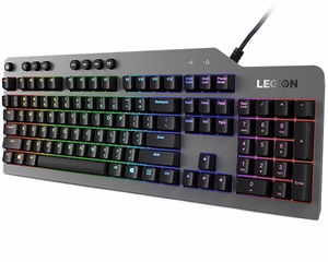 Lenovo Legion K500 keyboard Gaming USB QWERTY US English Black, Grey