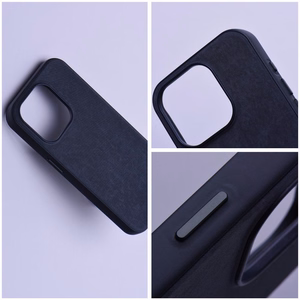 Suojakuori iPhone 15 Plus:lle Woven Mag Cover MagSafe-yhteensopiva musta