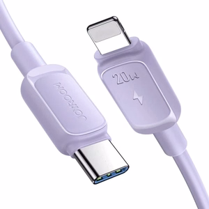 Joyroom Multi-Color Series A14 USB-C / Lightning 20W Kaapeli 1.2m - violetti
