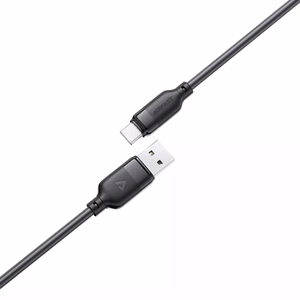 Acefast C16-04 USB-kaapeli USB-A - USB-C 1,2 m musta