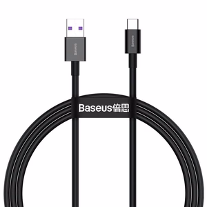 USB-kaapeli Baseus Superior USB - Type-C 66W 1,0m musta CATYS-01
