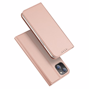Dux Ducis Skin Pro -lompakkokuori iPhone 15 Plus:lle - vaaleanpunainen
