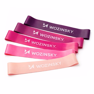 Wozinsky WGO-5A mini aktivointivastuskuminauhat TPE-materiaalista - 5 kpl