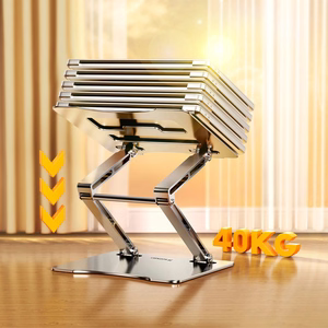 Wozinsky WRS-CPY75DSS Aluminum Laptop and Tablet Stand + Free Smartphone Stand - Silver
