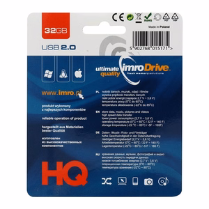 Imro-muistitikku 32GB USB 2.0 musta