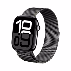 Crong Milano Steel stainless-steel strap for Apple Watch 38 / 40 / 41 / 42 mm, graphite