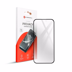 Forcell Privacy suojalasi - iPhone 13 Pro / 14 musta