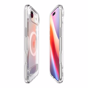 Spigen Ultra Hybrid S Mag Magsafe Suojakuori iPhone 17 Air:lle Clear/White