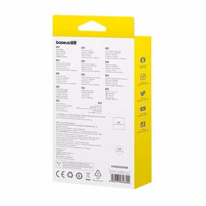 Baseus Superior Series ll USB-C - USB-C 30W 480Mb/s -kaapeli 1 m - valkoinen
