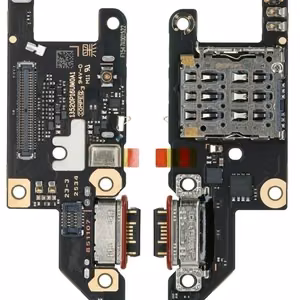 Flex Xiaomi Poco M8 Pro 5G latausliittimellä ja mikrofonilla, SIM-kortin kontakti alkuperäinen (service pack)
