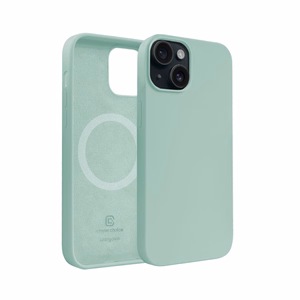 Crong Color Cover Magnetic MagSafe suojakuori iPhone 15 -laitteelle, mintunvihreä