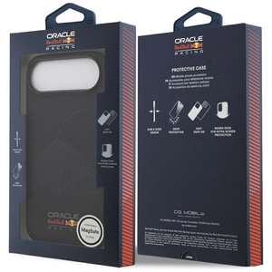 Red Bull Meshed Debossed Bull MagSafe case for iPhone Air, navy blue