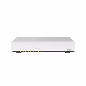 QNAP kaksitaajuusreititin QHora-301W, 802.11ax, Ethernet LAN (RJ-45) portit: 6, Mesh-tuki: kyllä, MU-MiMO: kyllä, ei mobiililaajakaistaa, antennityyppi: sisäinen