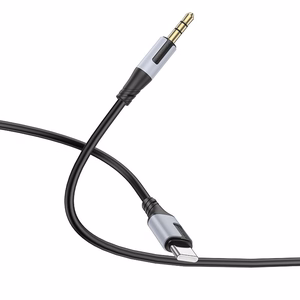 Borofone BL19 äänikaapeli USB-C - 3,5 mm musta