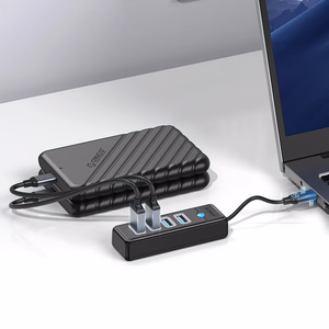 Orico PWC2U-C3 USB-C Hub / 2x USB-A 3.0 + 1x USB-C 3.0 - musta