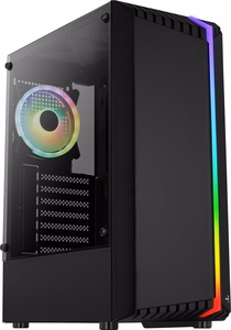 Aerocool Bionic musta Midi Tower tietokonekotelo