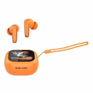 Blavec Bluetooth TWS Earphones BW-07 Live with LCD display (BW07L-O) orange