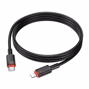 Borofone Kaapeli BX110 Beneficio - USB Lightning-liittimeen - 2,4A 1 metri musta