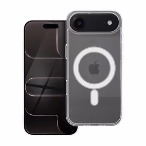 Suojakuori iPhone 17 AIR:lle Clear Mag Cover (MID) yhteensopiva MagSafen kanssa läpinäkyvä