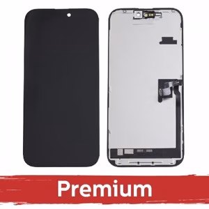 LCD-näyttö iPhone 16 Pro Max musta / 100% aito virallinen / (+ läheisyyssensorin flex)