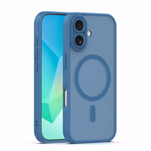 Mag Matt Suojakuori iPhone 16 6,1" tummansininen kameransuoja