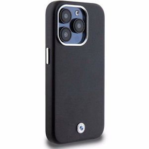 BMW Signature Wrapped Metal MagSafe Suojakuori iPhone 14 Pro:lle - musta