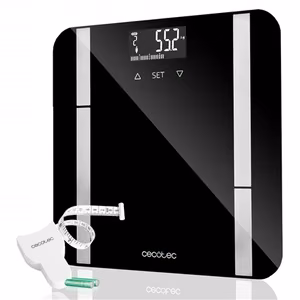 Cecotec Surface Precision 9450 Full Healthy – älyvaaka, enintään 180 kg, 100 g tarkkuus, musta
