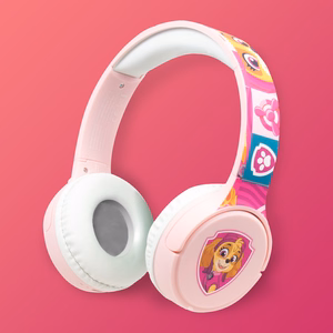 Paw Patrol Bluetooth-kuulokkeet, vaaleanpunaiset
