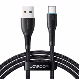 Joyroom Starry series SA32-AC6 100W USB-A / USB-C kaapeli 1m - musta