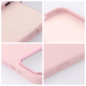Suojakuori iPhone 17 AIR:lle Forcell F-Protect Frame Premium yhteensopiva MagSafen kanssa vaaleanpunainen