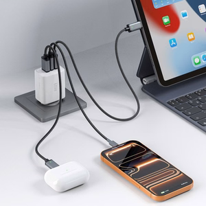 Tech-Protect NCA65W-GAN 3-Port 65W Wall Charger - White