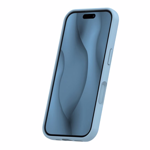 Silikoninen ohut magneettinen suojakuori iPhone 17 6,3 vaaleansininen