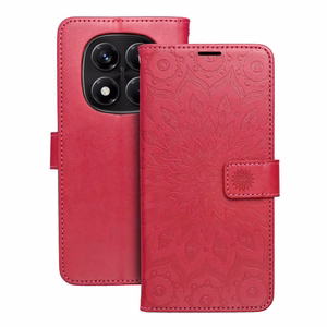 MEZZO kirjakotelo XIAOMI Redmi Note 14 PRO 4G:lle mandala magenta