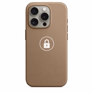 Puhelimen suojakuori "Leather Case v2" iPhone 15 Pro Max:lle / Taupe / pakkauksessa