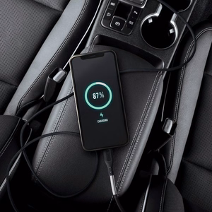 Kaapeli USB C - Lightning Forcell F-Energy PD 3A 27W Carbon 1 m CB-01C musta