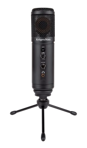 Kruger&Matz Warrior GV-100 -USB-peli- ja vlogausmikrofoni