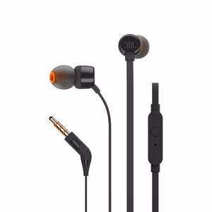 JBL Tune 110 in-ear-kuulokkeet 3,5 mm mini jack -liitännällä ja kaukosäätimellä, musta