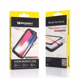 Wozinsky Full Magnetic Case Full Body etu- ja takakuori sisäänrakennettu lasi Samsung Galaxy A72 4G musta läpinäkyvä musta läpinäkyvä