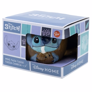 Disney Stitch Coconut 3D -keramiikkamuki lahjapakkauksessa, 325 ml