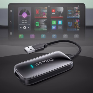 Langaton CarPlay/Android Auto -adapteri Ottocast Play2Video Ultra, musta