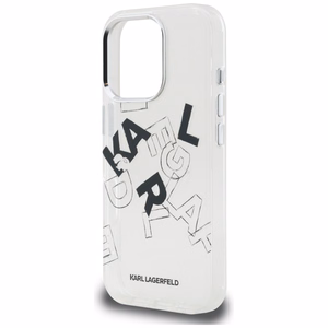 Karl Lagerfeld IML Sketched Graphic Suojakuori iPhone 16 Pro:lle - Kirkas