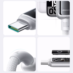 Joyroom S-A55 StarFlight Kaapeli 100W USB-C - USB-C 1,2m - musta