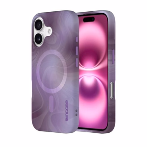 Incase Halo Case -suojakuori MagSafe-tuella iPhone 16:lle, Oil Slick Lilac