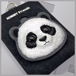 NIMMY korttilompakko BIG EYED PET 2.0 Panda musta