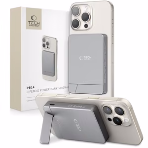 Powerbank Tech-Protect PB14 LifeMag MagSafe 5000 mAh - gray