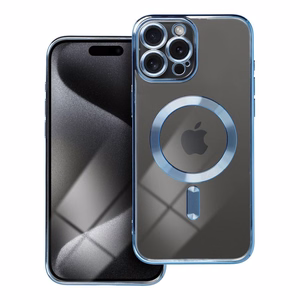 Electro Mag Suojakuori iPhone 15 PRO MAX:lle yhteensopiva MagSafen kanssa sininen