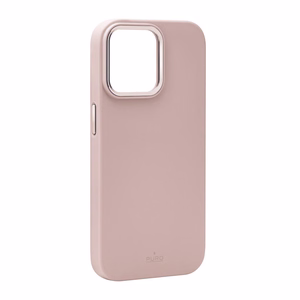 Puro Icon Mag Pro MagSafe Silikoninen Suojakuori iPhone 15 Prolle - vaaleanpunainen